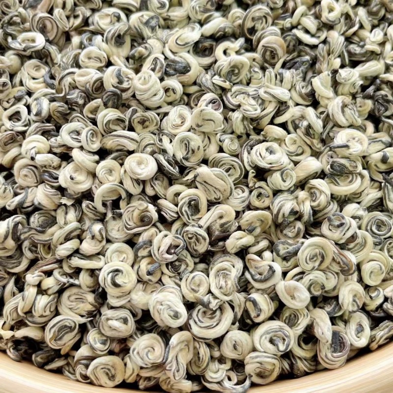 Premium Jade Snail King Jasmine Green Tea Flavor Tea Pure Organic Jasmine Flowers Jade Snail - Shaped Tea