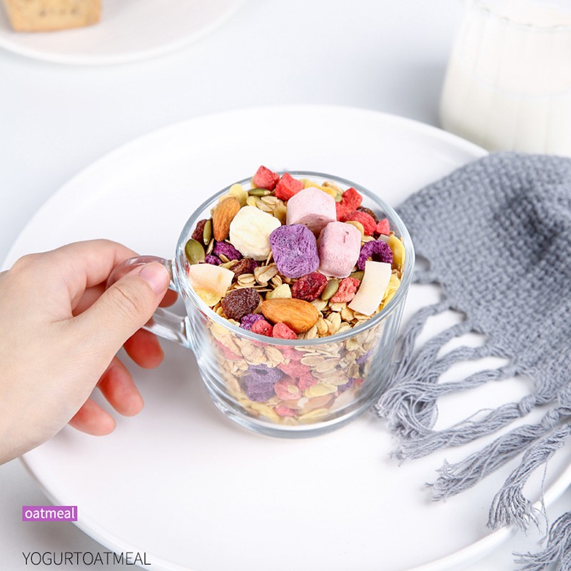 Delicious Crunchy Instant Oatmeal Yogurt Fruit Oatmeal Dry Fruit Granules Nuts Instant Cereal Breakfast Snacks