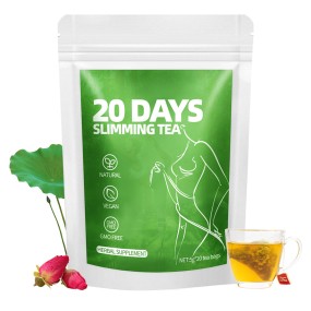 Slimming Weight Loss Herbal Tea Bags Mixed With Natural Herbs Blended Moringa Leaf Dried Tangerine Peel Cassia Seed Detox Tea