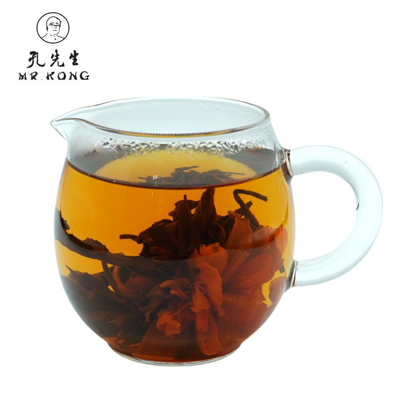 Hot Selling Beautiful Handmade Dragon Ball Blooming Tea 50g Slimming Herbal Lily Flowers ISO Certified Packaged in Bulk Box