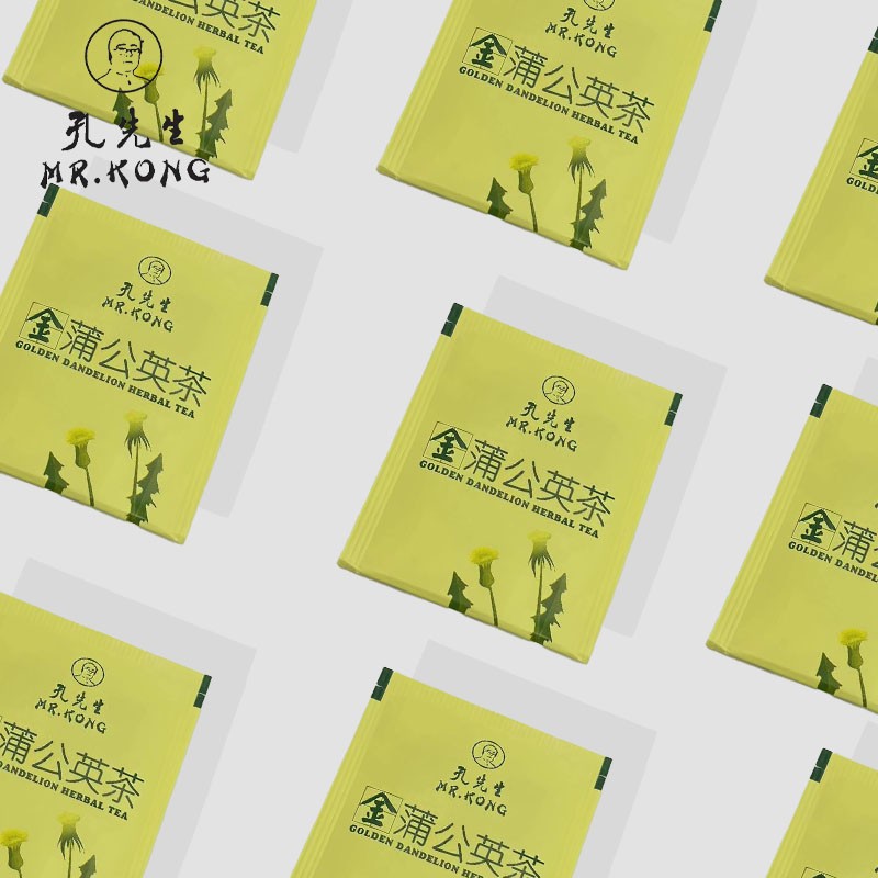 Golden Dandelion Herbal Detox Tea Good for Health Natural Blended Teabag Boxed Bagged Tea