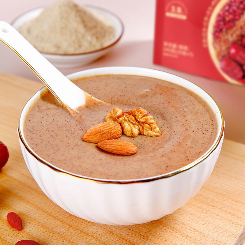 Natural Nourishing Powder Red Date Mixed Chinese Yam Blended Cereal Meal Replacement Powder Instant Nutritional Breakfast Powder