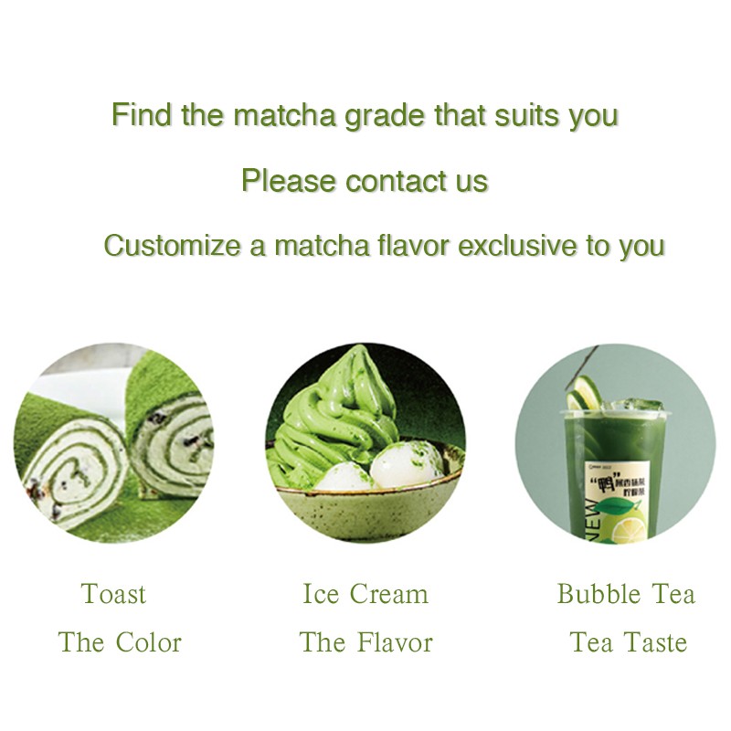 Organic Matcha Powder Healthy Spring Instant Pure Matcha Green Tea Powder Bulk Japanese Matcha