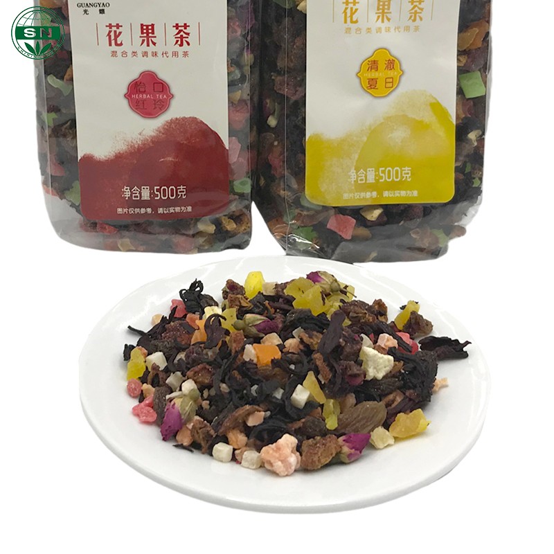 Flavored Loose Tea Tasty and Fragrant Herb and Fruit Mix Packaged in Bag or Box Special Health Tea