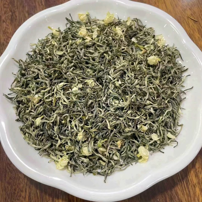 Jasmine Tea Golden Needle Snow Bud With Strong Jasmine Flavor Fragrance Organic Jasmine Tea Chinese Flower Moli Xueya Green Tea