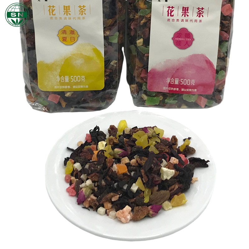 Flavored Loose Tea Tasty and Fragrant Herb and Fruit Mix Packaged in Bag or Box Special Health Tea