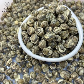 Organic Pure Jasmine Pearl Tea Hot Selling Natural Scented Flavor Spring Green Tea  Chinese Jasmine Pearl Dragon Tea Moli Huacha