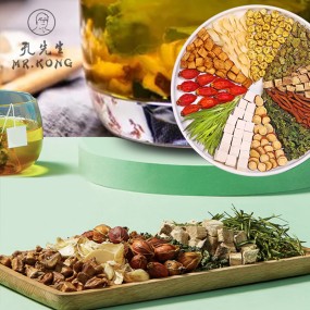 Reduce Uric Acid Herbal Tea Chicory Gardenia Fruit Poria Cocos Kudzu Root Cyclocarya Paliurus Mulberry Leaf Lily Bulb Herbs