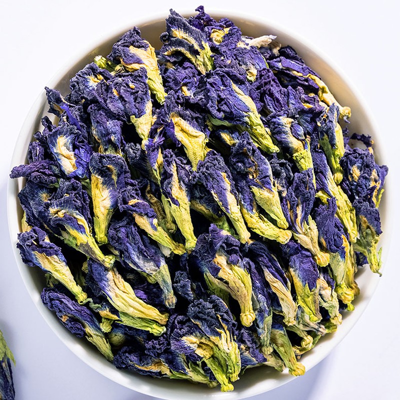 EU Butterfly Pea  Shiningherb Brand Top Quality  Blue Tea  Organic Standard Natural Dried  Butterfly Pea Dried Flowers Tea