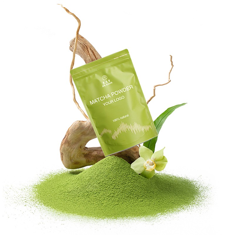 High Quality Hot Sale Green Tea Ceremonial Matcha Powder Health Tea in Bulk Bag Box Bottle Packaging Wholesale