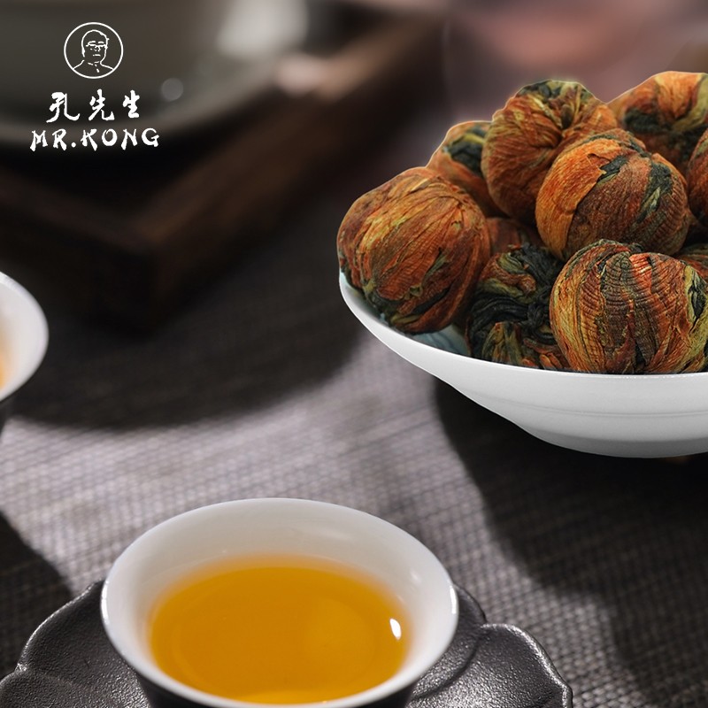 Hot Selling Beautiful Handmade Dragon Ball Blooming Tea 50g Slimming Herbal Lily Flowers ISO Certified Packaged in Bulk Box