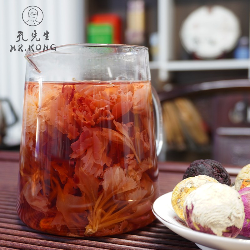 Mix New Craft Chinese Flower Flavor Tea Ball Slimming and Health Dragon Ball Packaged in Bulk Box and Bag