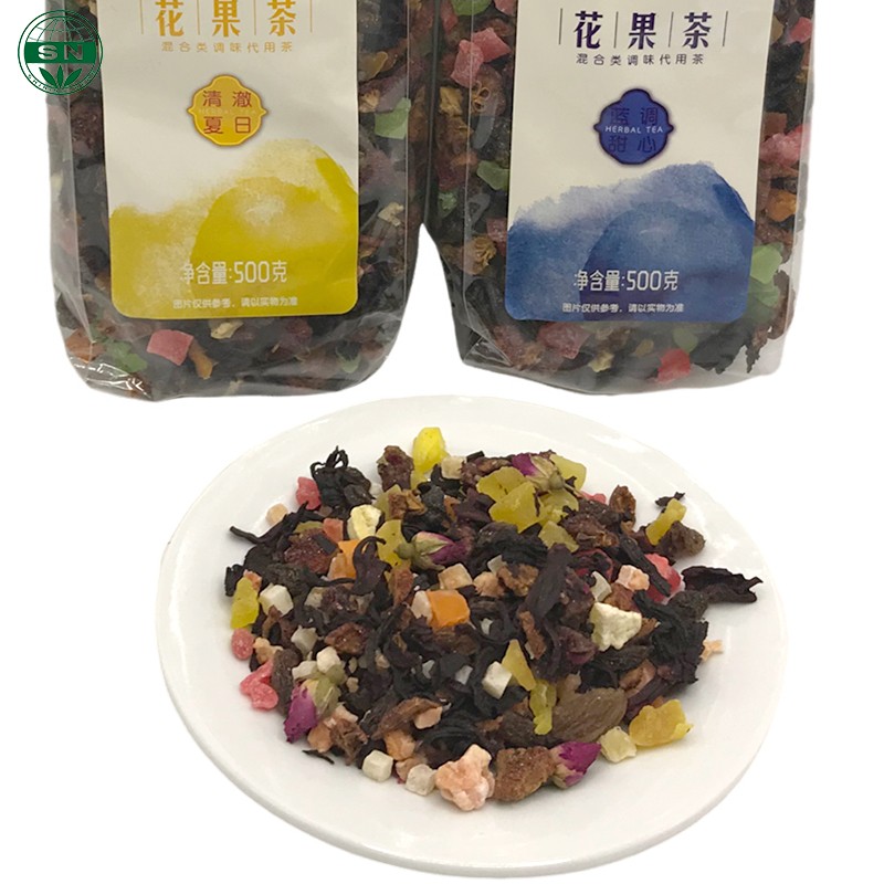 Flavored Loose Tea Tasty and Fragrant Herb and Fruit Mix Packaged in Bag or Box Special Health Tea