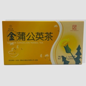 Golden Dandelion Herbal Detox Tea Good for Health Natural Blended Teabag Boxed Bagged Tea