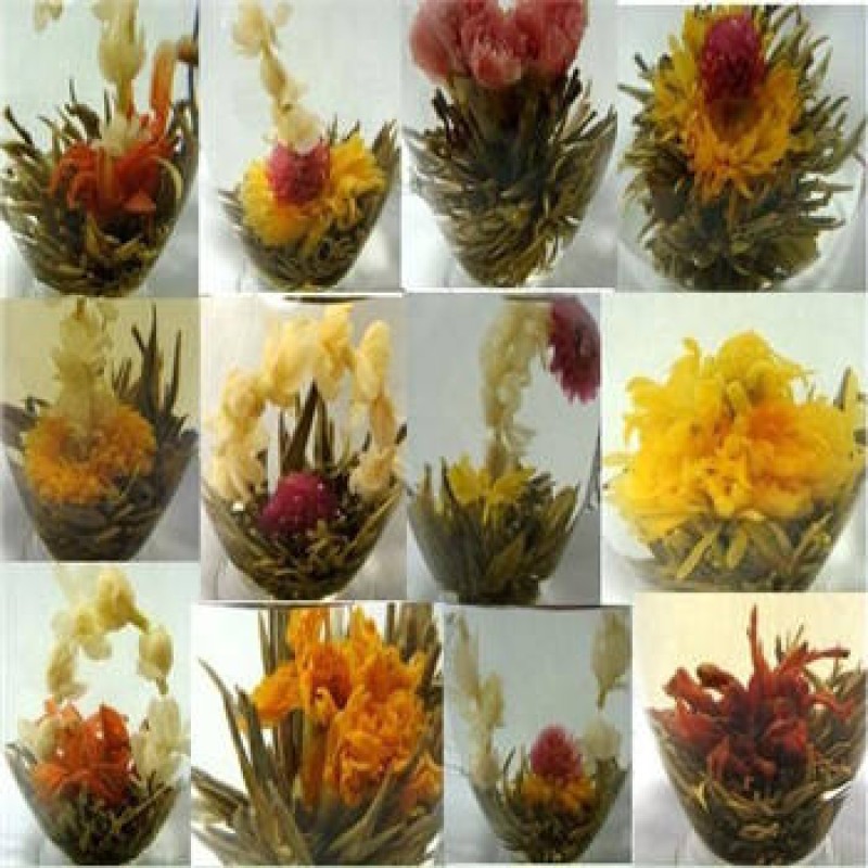 Excellent Quality All-Hand Tied Flower Tea Artistic Blooming Jasmine Tea Balls Healthy New Age Tea Packaged in Box and Bag