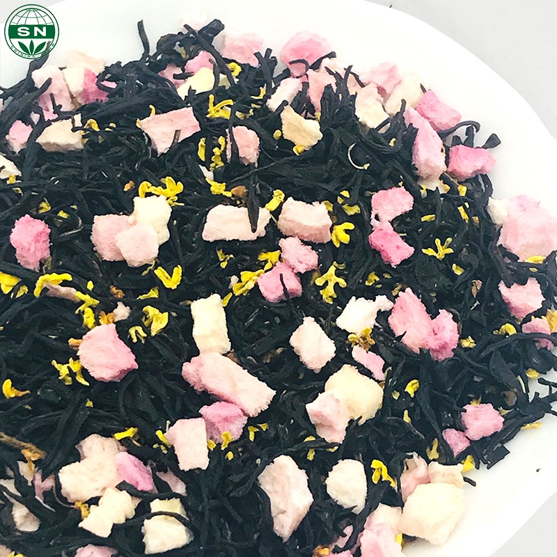 Juicy Peach Osmanthus Health-Enhancing Loose Bulk Black Tea Mixed/Blended Flavor in Bulk Bag