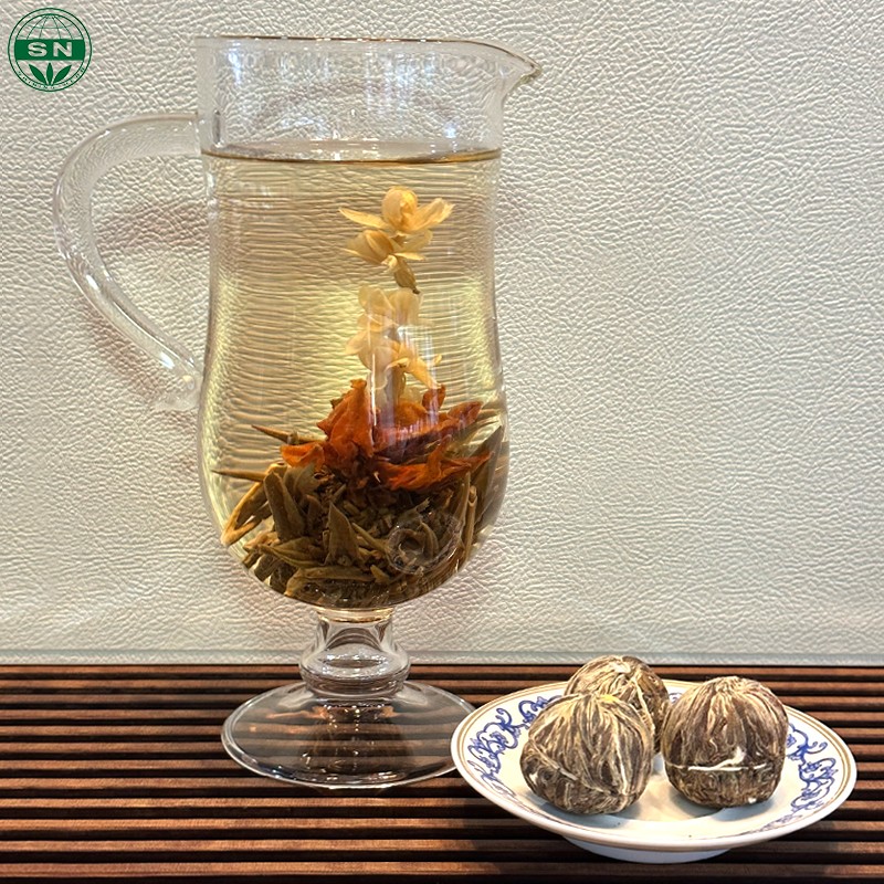 Blind Box Random Shipping of Mini Compressed Tea Balls Selective Blended Blooming Tea Flowering Tea in Bag Packaging