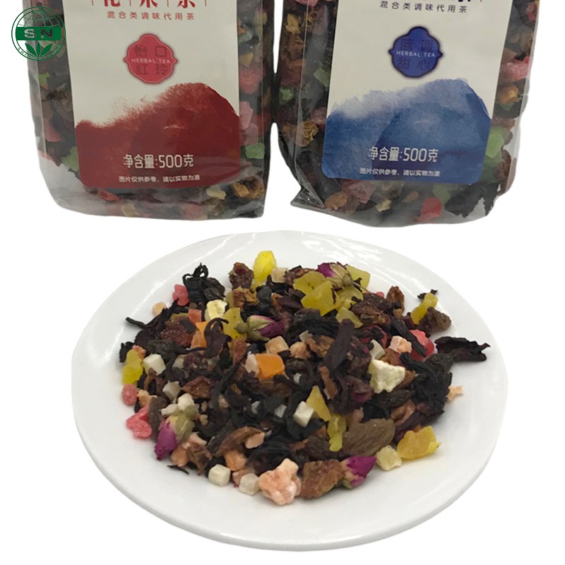 Flavored Loose Tea Tasty and Fragrant Herb and Fruit Mix Packaged in Bag or Box Special Health Tea