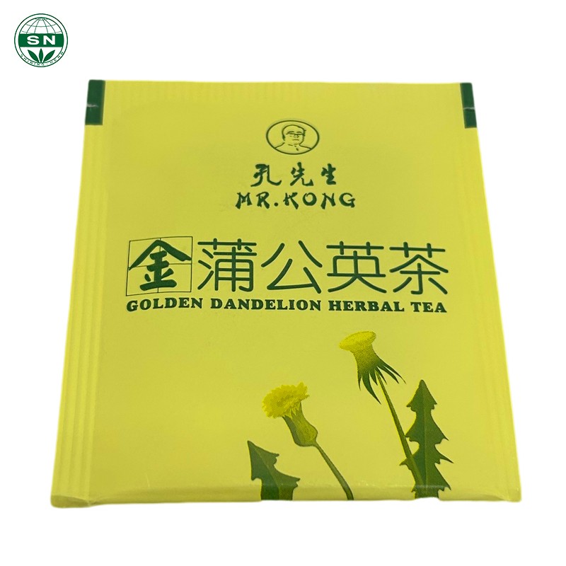 SN ISO9001 Certified Organic Golden Dandelion Root Herbal Detox Tea Natural Dandelion Teabag in Boxed Bagged Tea