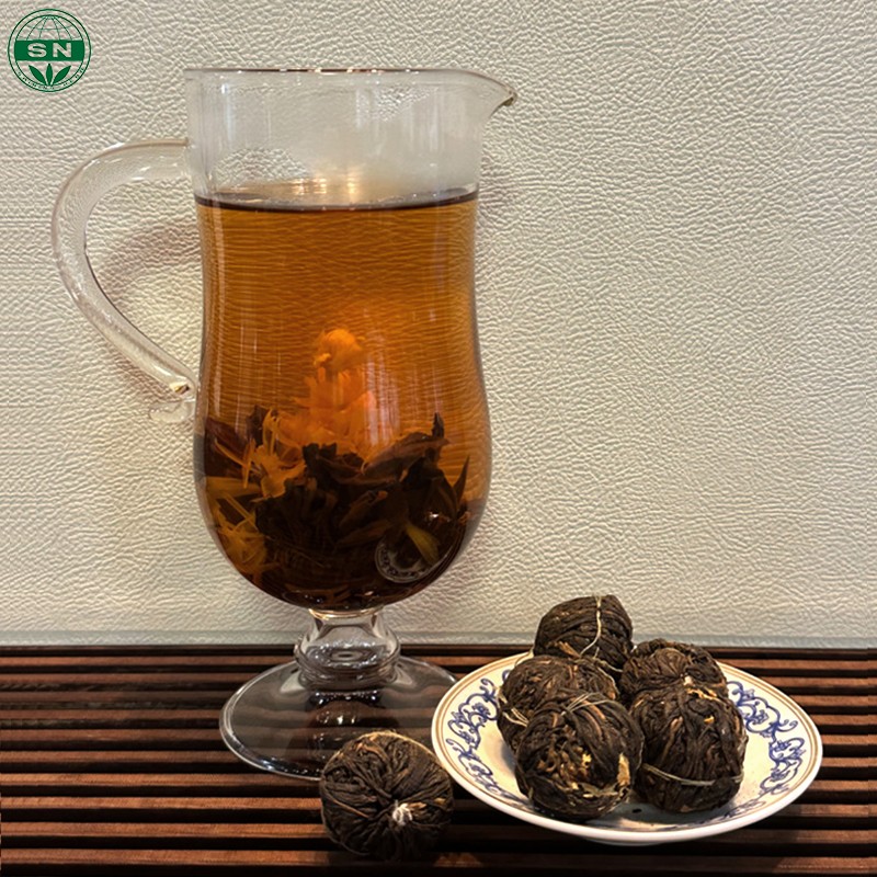 Blind Box Random Shipping of Mini Compressed Tea Balls Selective Blended Blooming Tea Flowering Tea in Bag Packaging