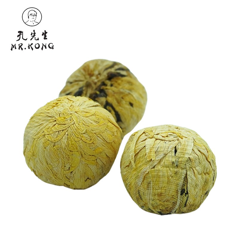 100% Pure Craft Chamomile Tea Blooming Dragon Ball Black Tea Chrysanthemum Flowers Chinese Flavor Slimming Herb 50g Bulk