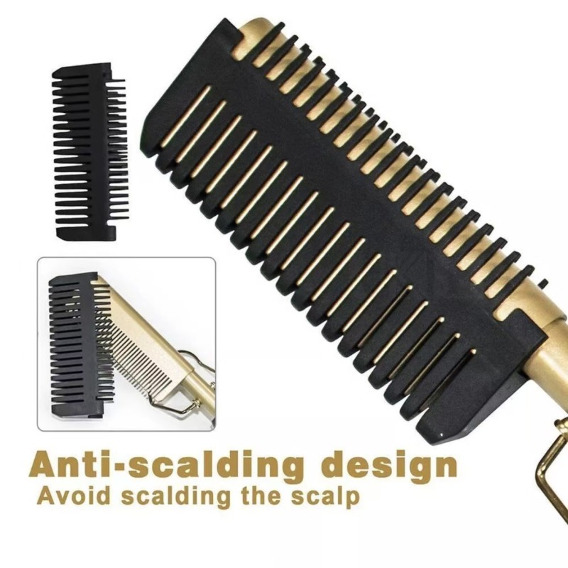 Hair Straightener Comb Supplier - Bulk Hot Selling High Heat Anti-Scald Pressing