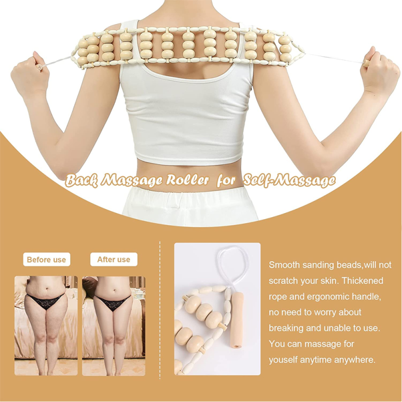 Wood Massage Set Factory - Bulk 6pcs Full Body Pain Relief Colombian