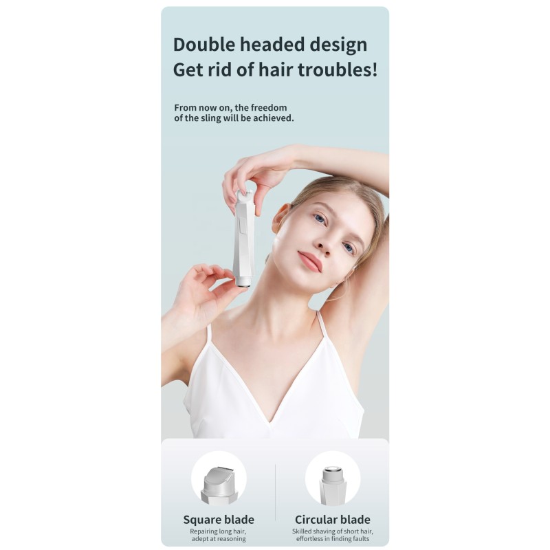 Electric Bikini Trimmer Manufacturer - OEM 2024 Top Selling 2 in 1 Body Hair