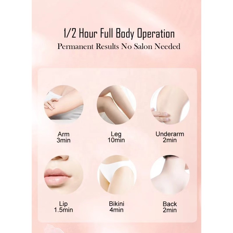 Ice-Cooling Hair Removal Factory - Bulk Safe Long-Lasting Laser IPL Technology