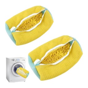 Mesh Laundry Bags Factory - OEM Reusable Invisible Zipper Cleaning White Shoes