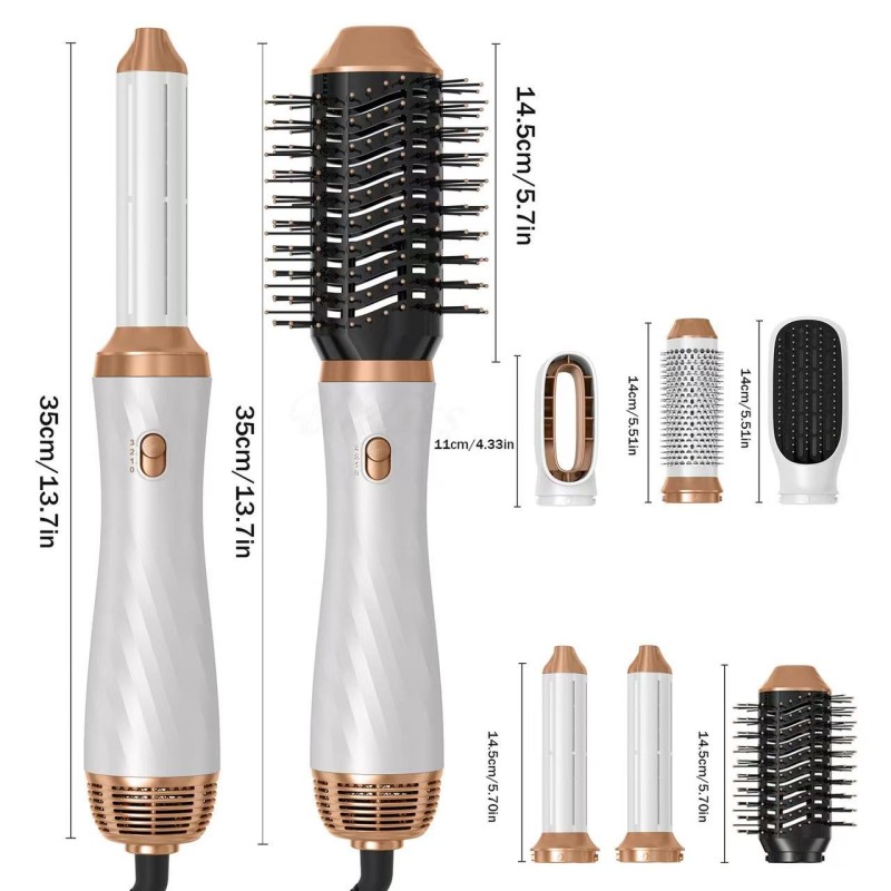 Electric Hair Styler Supplier - Bulk Hot Sales Professional 6 in 1 Dual Use