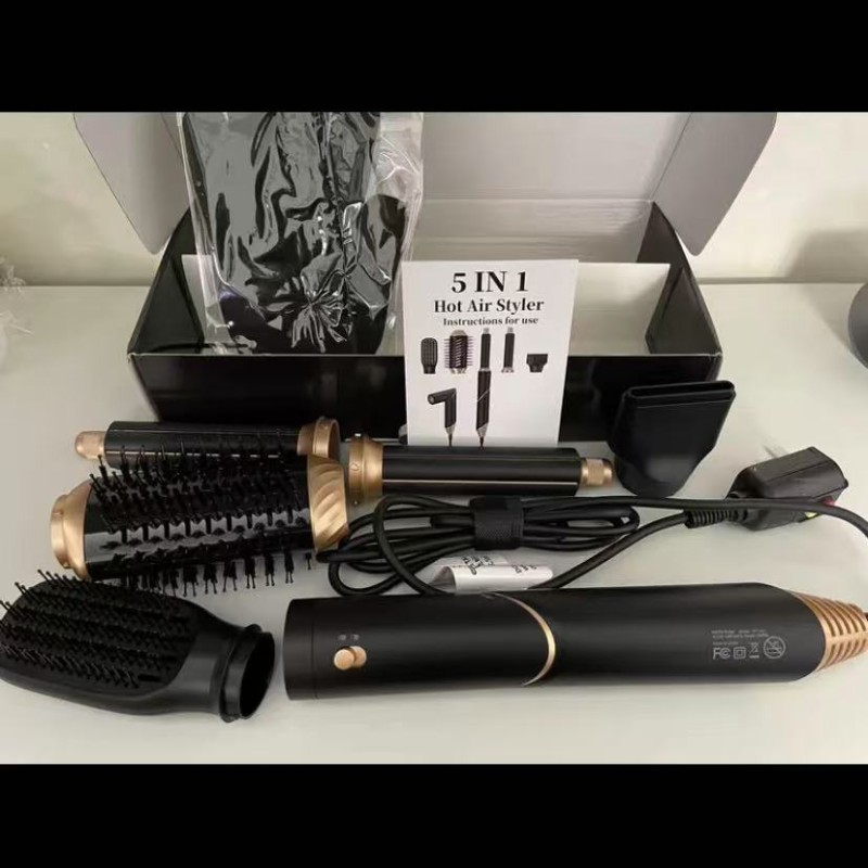 Hair Styler Tools Set Factory - Bulk 5 in 1 Hair Dryer Brush Negative Ionic