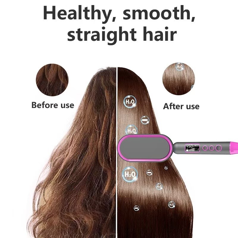 Hot Comb Hair Straightener Factory - Bulk 2025 Hot Comb Electric 5 Temp Settings