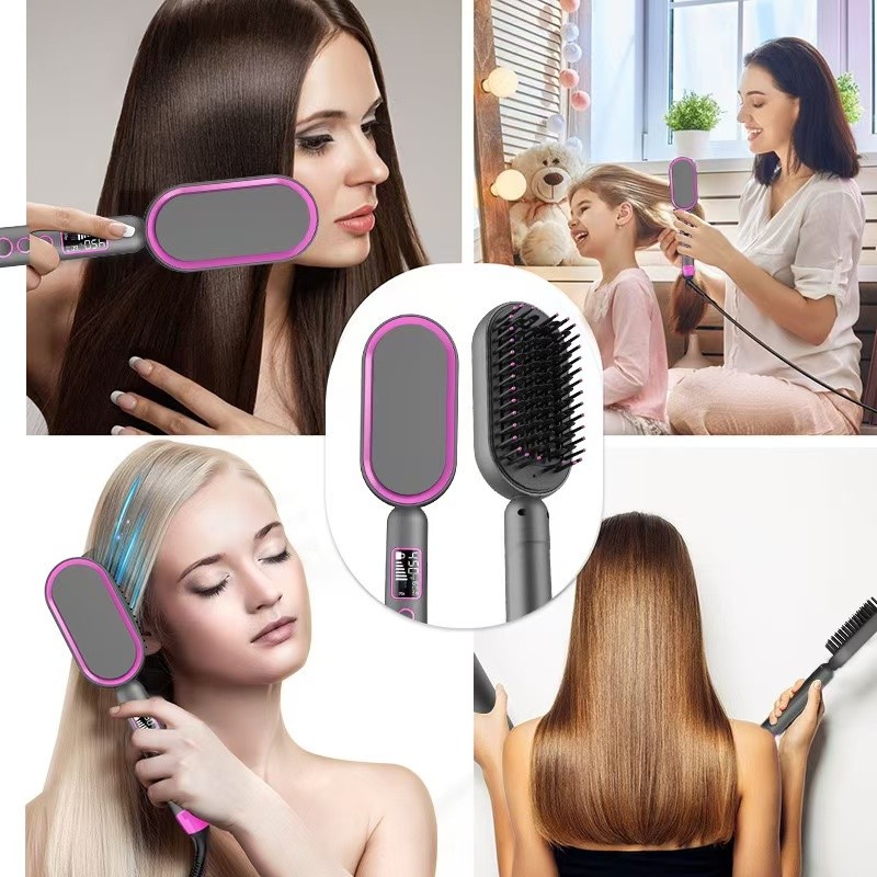 Electric Hot Beard Straightener Manufacturer - Bulk Portable Fast Straightening Brush