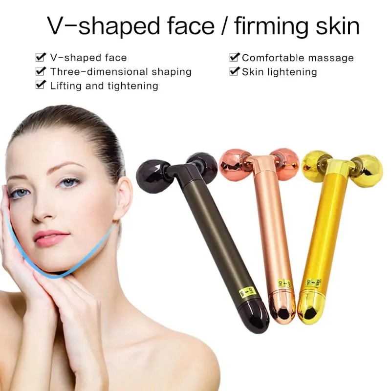 3D Facial Roller Manufacturer - Bulk Hot Sales Energy Beauty Bar Massager