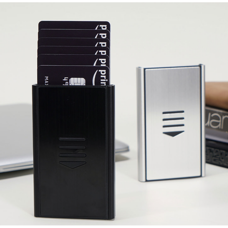 Genuine Leather Wallet Supplier - Front Pocket Minimalist ID Card