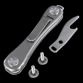 Custom Metal Key Holder Manufacturer - Smart Fold With Clip