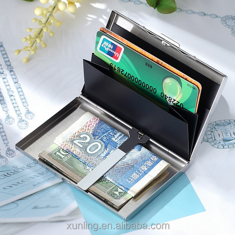 RFID Card Holder Supplier - Popular Promotion Metal Credit Business ID