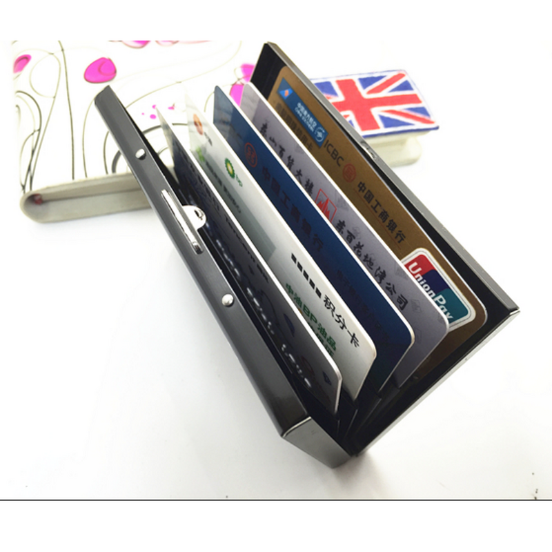 Nano Plating Card Holder Supplier - Latest Black Titanium Antimagnetic