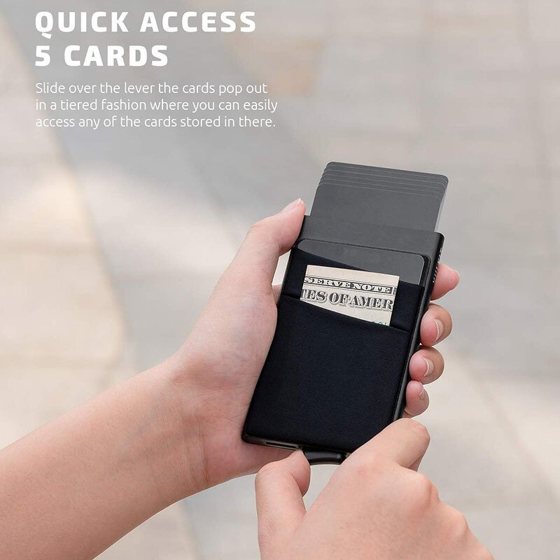 Custom Aluminium Card Holder Factory - Metal 3m Sticker Credit Card