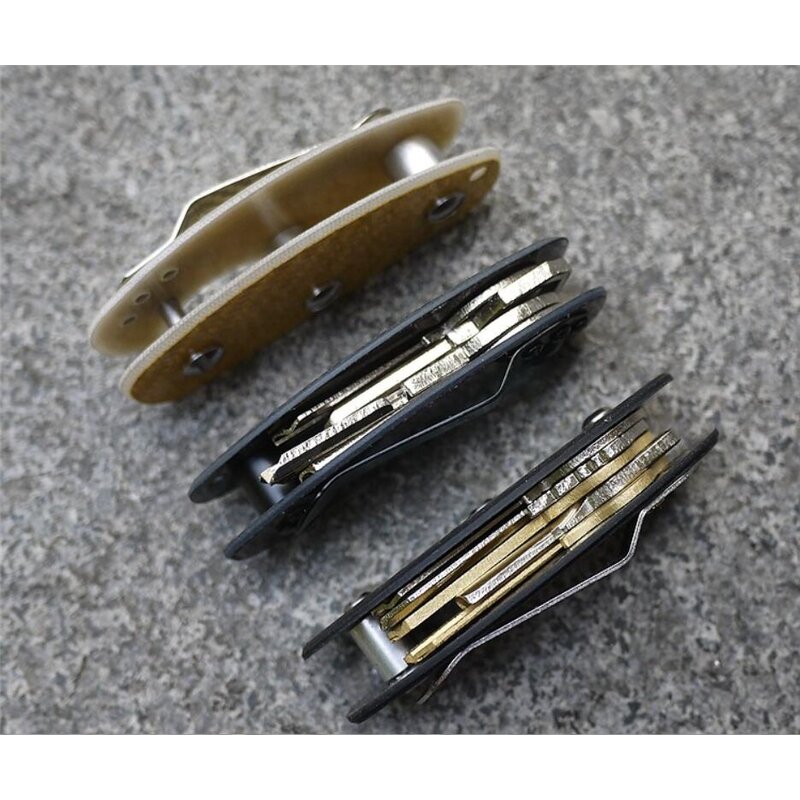 Compact Key Holder Manufacturer - Carbon Fiber-Keychain Smart with Clip