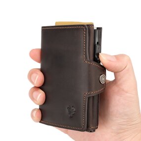 Stylish Slim Wallet Manufacturer - Men's PU Leather Classic Casual