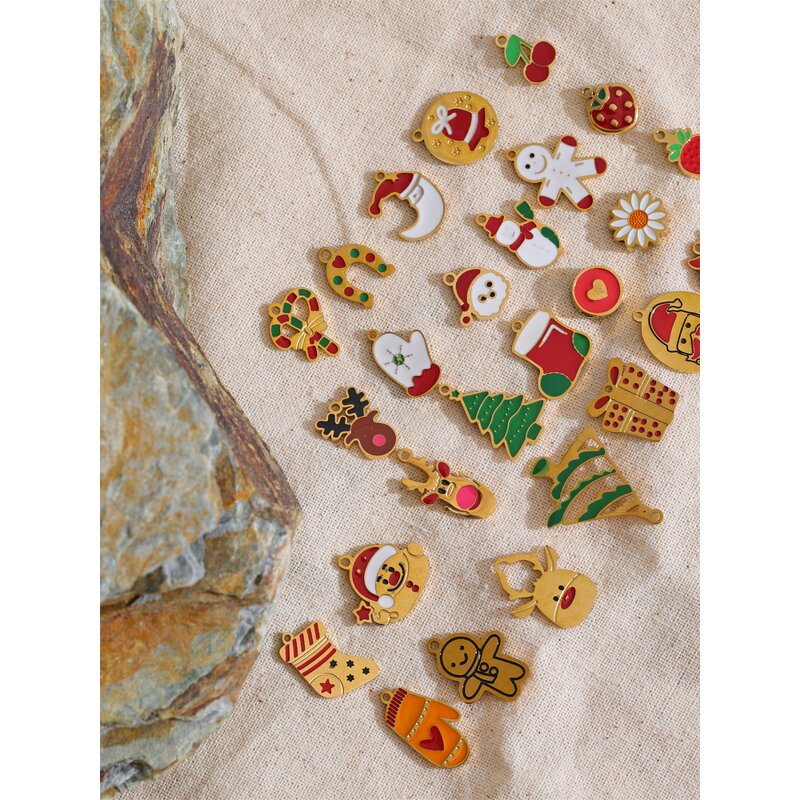 Christmas Pendants Manufacturer - JINYOU 0134 Fashion Stainless Steel Elk Candy