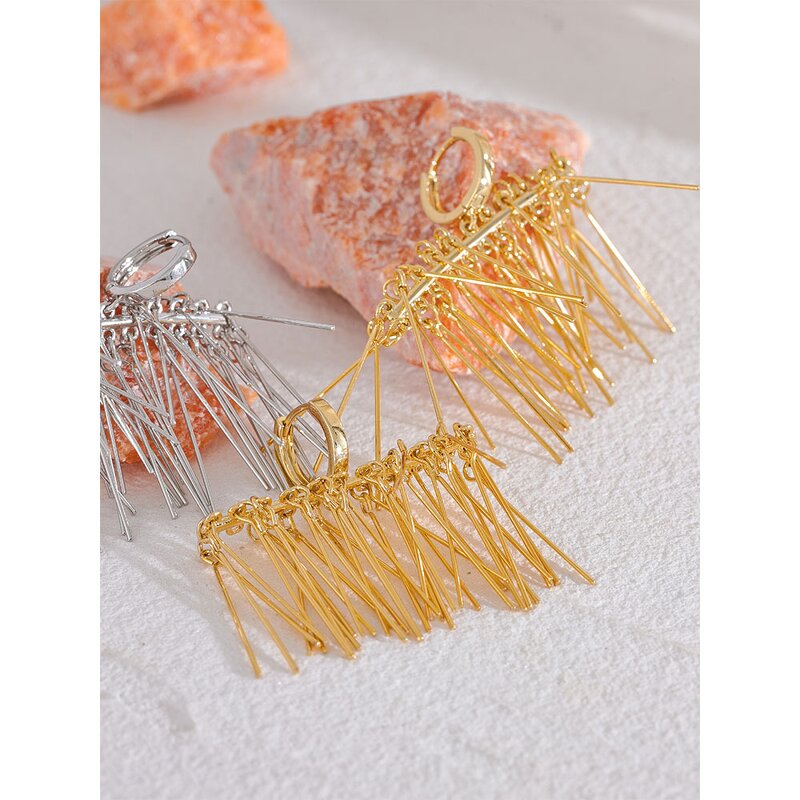 Copper Fashion Earrings Manufacturer - JINYOU Personalized Exaggeration Creative