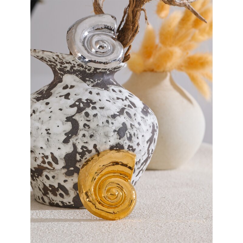 Conch Shape Brooch Manufacturer - JINYOU 5172 New Arrival Stainless Steel