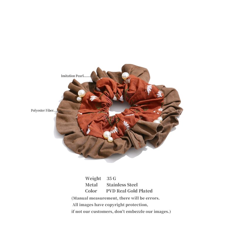 Two Color Hair Clips Manufacturer - JINYOU 0030 Wholesale Polyester Fabric Elastic