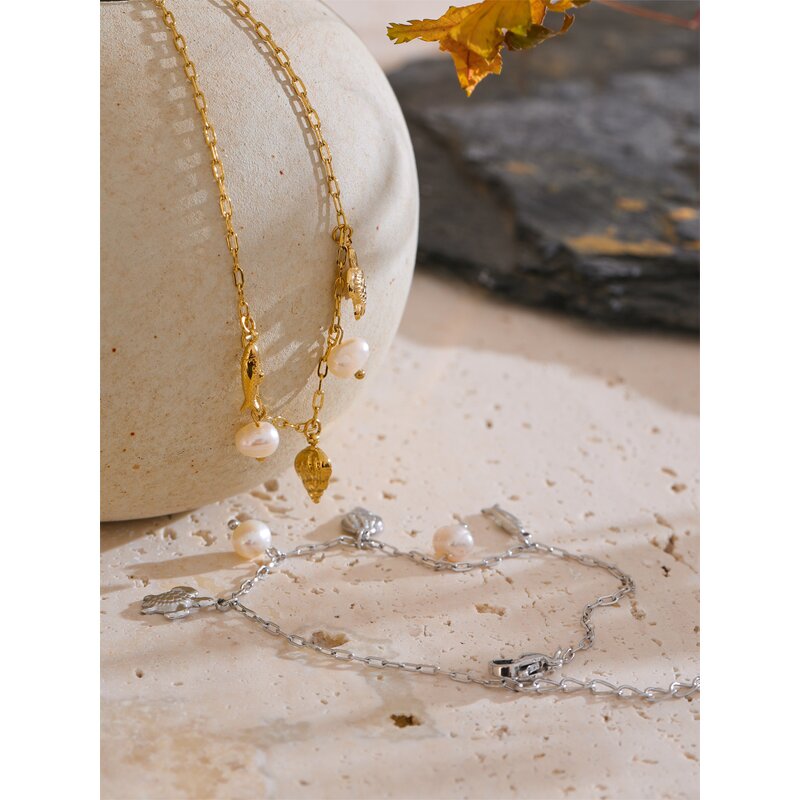 Pearl Pendant Bracelet Supplier - JINYOU 5530 New Arrival Natural Waterproof