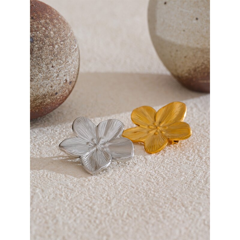Metal Flower Brooch Supplier - JINYOU 5054 New Arrival Waterproof PVD Stainless