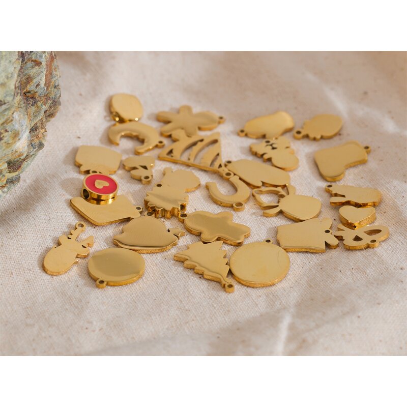 Christmas Pendants Manufacturer - JINYOU 0134 Fashion Stainless Steel Elk Candy