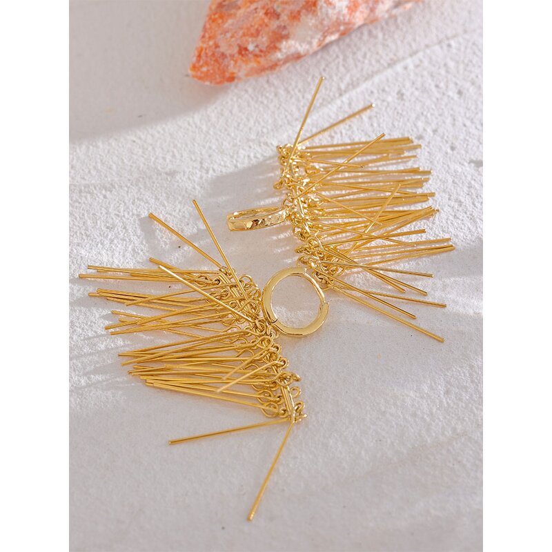 Copper Fashion Earrings Manufacturer - JINYOU Personalized Exaggeration Creative